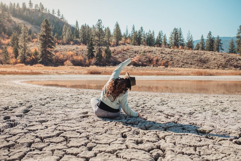 Yoga Silhouette Image